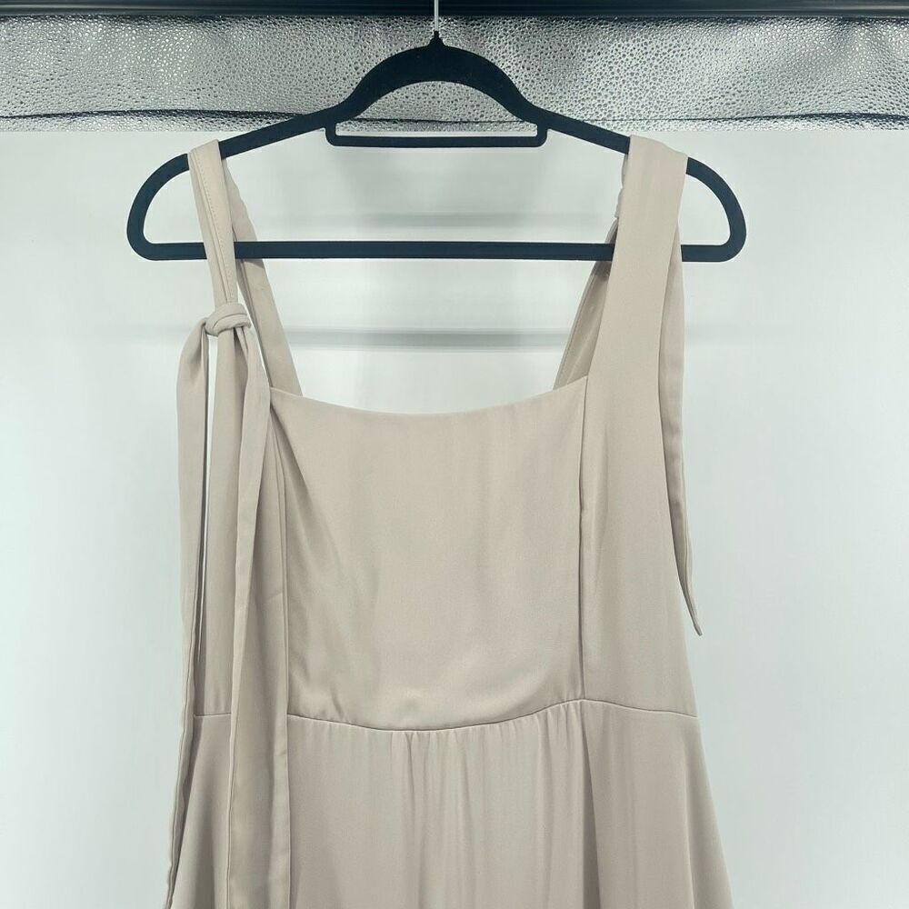 Show Me Your Mumu Claire Midi Dress Dusty Blush Chiffon Size Extra Large Formal - Picture 4 of 16